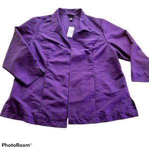 New! Maggie Barnes Plus Size Open Front Cardigan